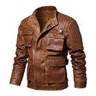 Мужская одежда, пальто, куртка из натуральной кожи, толстая кашемировая Мужская куртка, мотоциклетная куртка из натуральной кожи с большой сумкой, 100% качество