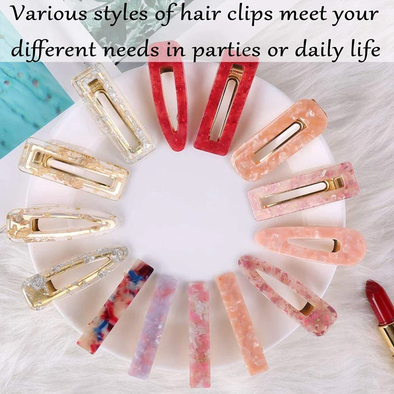 

30 Pcs Silicone Resin Molds DIY Mold for Hair Pin Pendant Making, Hair Clip Silicone Molds Jewelry Molds for Epoxy Resin