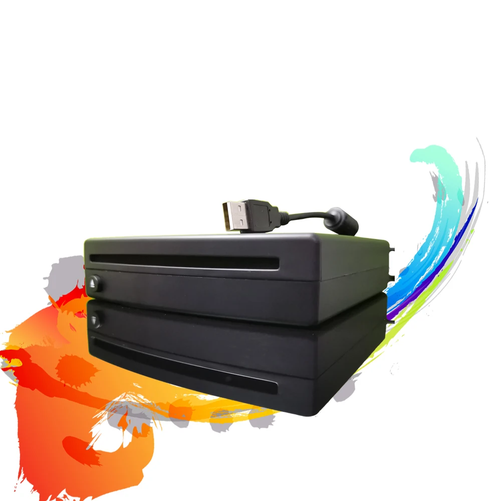 Супер тонкий USB внешний Автомобильный CD DVD плеер совместимый с ПК светодиодный TV