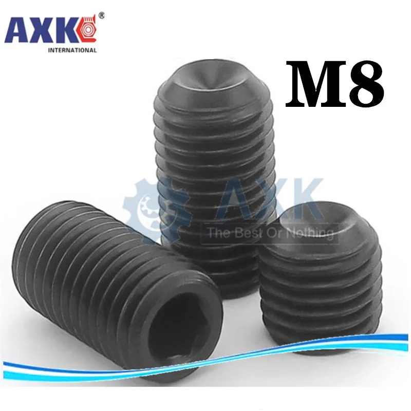 AXK винты из черной углеродистой стали с резьбой набор винтов внутренним