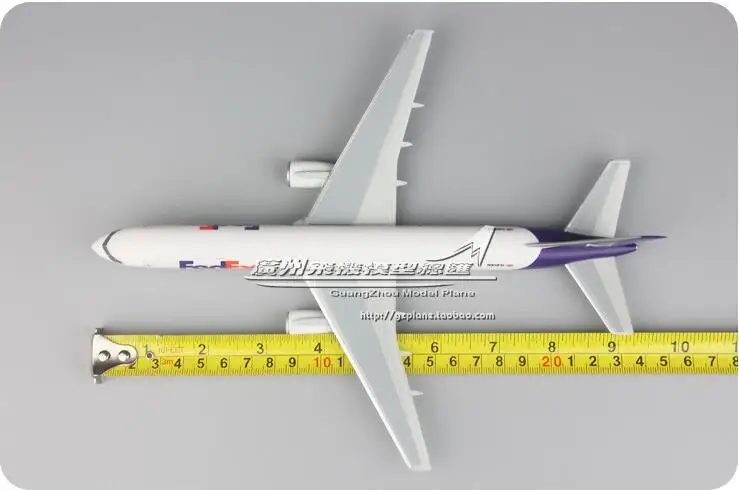 24 см Пластиковый FedEx модель самолета B757-200 N901FD авиакомпания модель самолета W Стенд самолет подарок
