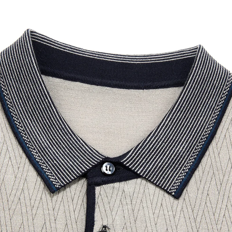 2021 брендовая Повседневная полосатая рубашка поло с длинным рукавом для фитнеса