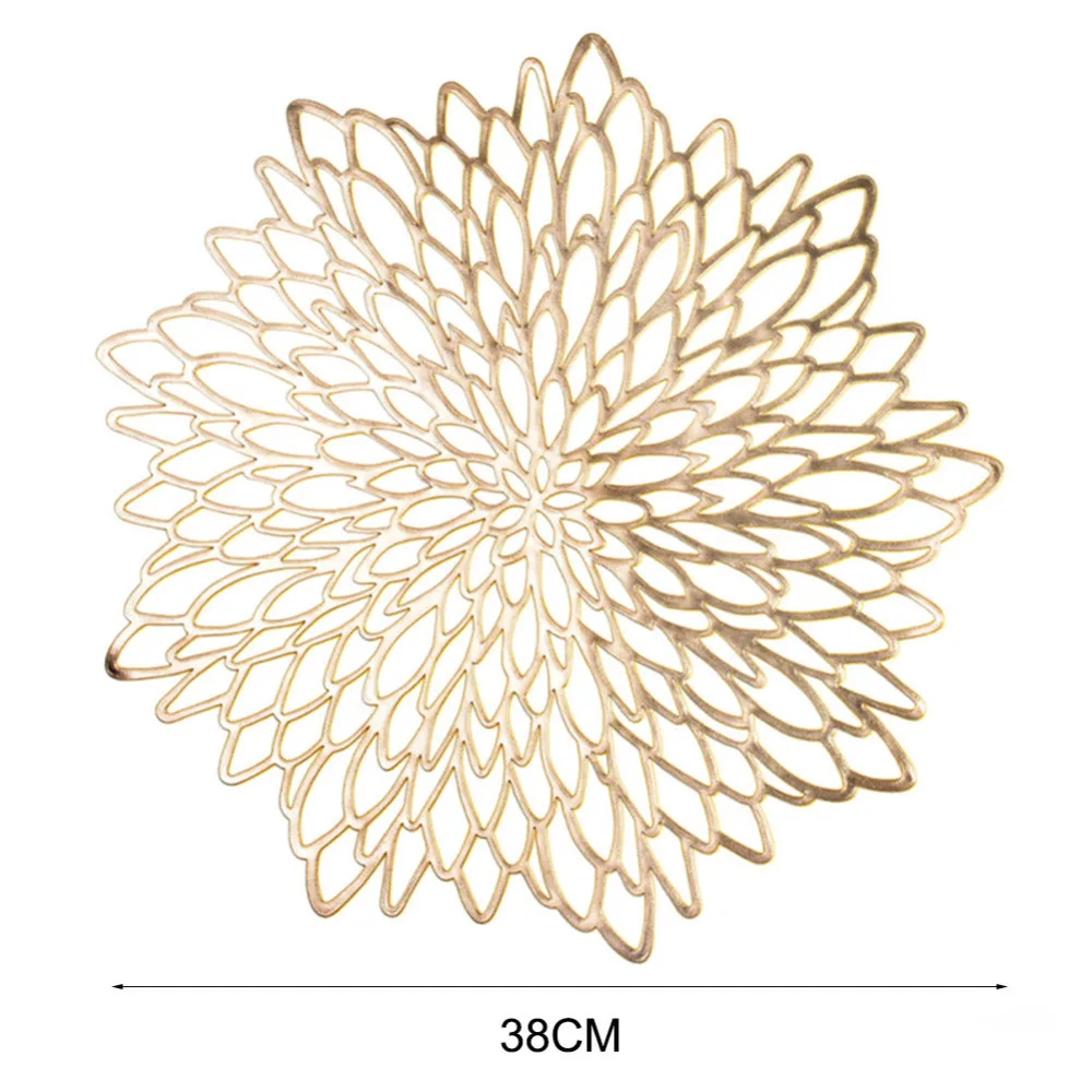 Подстилка из ПВХ с золотым тиснением уникальная подстилка для домашнего декора