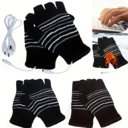 Зимние перчатки унисекс с USB-подогревом теплые электрическим подогревом для рук |
