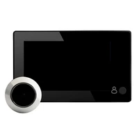 4 3inch hd door peephole 145 degree wide angle digital smart doorbell tft color door eye home security camera monitor
