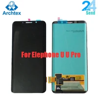 for 100 original elephone u u pro amoled lcd display touch screen digitizer assembly replacement parts 5 99 inch 189 stock