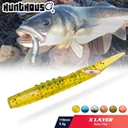 XLayers Мягкая приманка Hunthouse, с погремушками LW231 115 мм 5,3 г, ПВХ материал, для рыбалки на щуку, окуня, силиконовая приманка