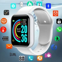 wristwatch fitness y68 color screen smart sport bracelet custom wallpaper tracker heart rate for children men women watch hours
