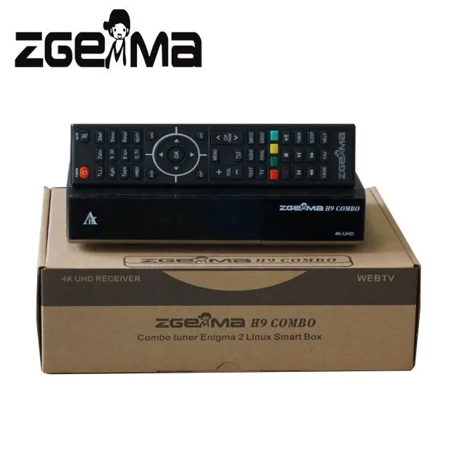 2 шт./лот в формате 4K UHD Zgemma H9 комбо CI + Linux E2 DVB S2X T2/C IPTV декодер каналов кабельного