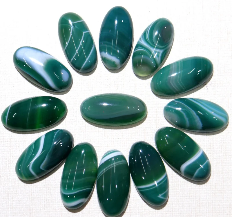 Подвеска кабошон тигровый глаз 30 х15 мм|Подвески| |