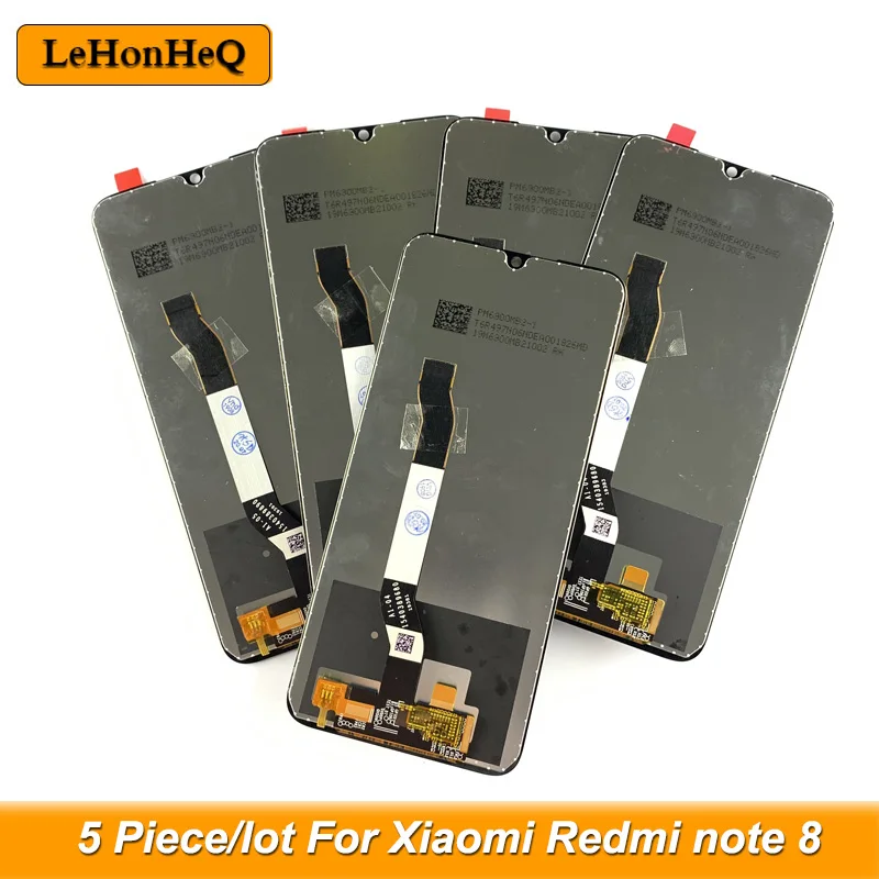 5 шт./лот Оригинальный ЖК дисплей для Xiaomi Redmi Note 8 сенсорный экран дигитайзер