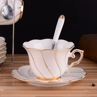 ceramic coffee cup set european simple household mug creative tea cup tea set british phnom penh cup and saucer teapot pot