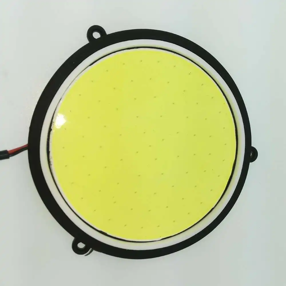 

2Pcs Quality Flexible LED DRL COB Car Daytime Running Lights IP65 Waterproof DC 12V 6500K White Auto Fog Lamp Easy to Install