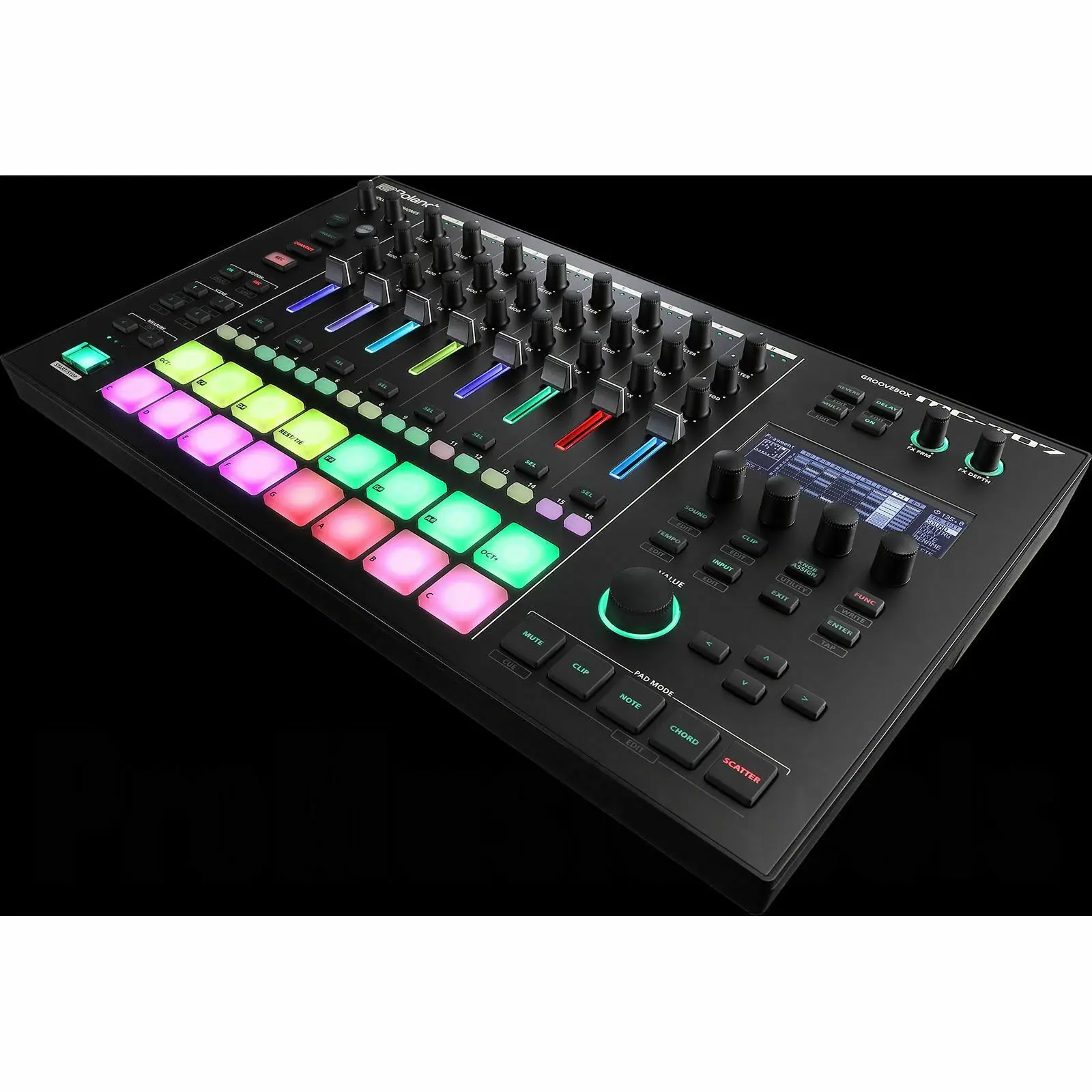 Roland MC 707 Groovebox Профессиональный музыкальный инструмент для производства рабочей