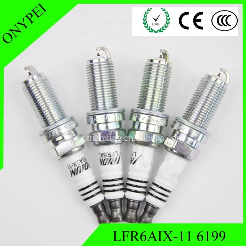 4 x LFR6AIX11 автомобильные заглушки LFR6AIX 11 6619 иридиевая Свеча зажигания для BMW Subaru Volvo