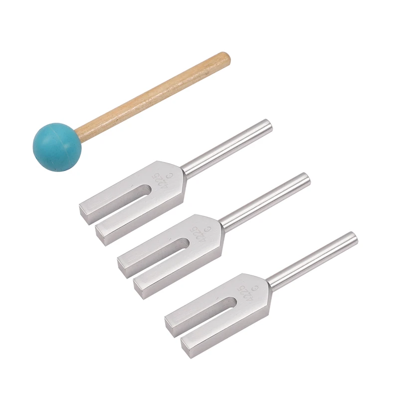 

4Pcs/Set Aluminum Alloy Angel Crystal Tuning Fork 4096Hz/4160Hz/4225Hz Energy Tuning Fork
