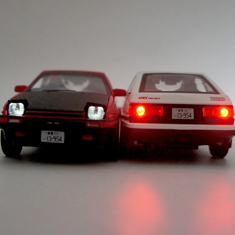 Hommate моделирование 1:28 начальный D Toyota Sprinter Trueno AE86 литая модель игрушечного