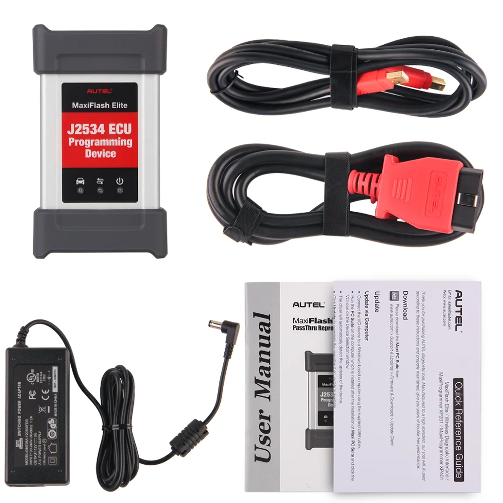 Autel MaxiFlash Elite J2534 ECU программирующий инструмент для MS908P MK908 оригинал|Программаторы