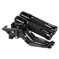 brutale675 motorcycle folding brake clutch levers handlebar knobs handle hand grip ends for mv agusta brutale675 2014 2015 2016