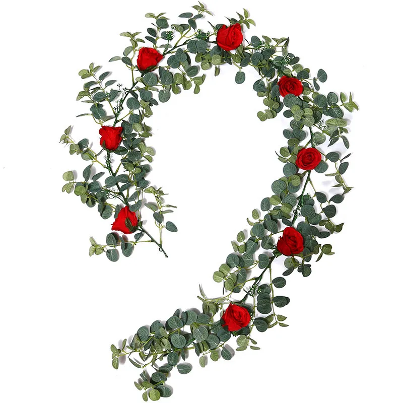 

Artificial Flowers Garland Hanging Flower Vine Ivy Wedding Party Decor wedding bouquet garden decoration