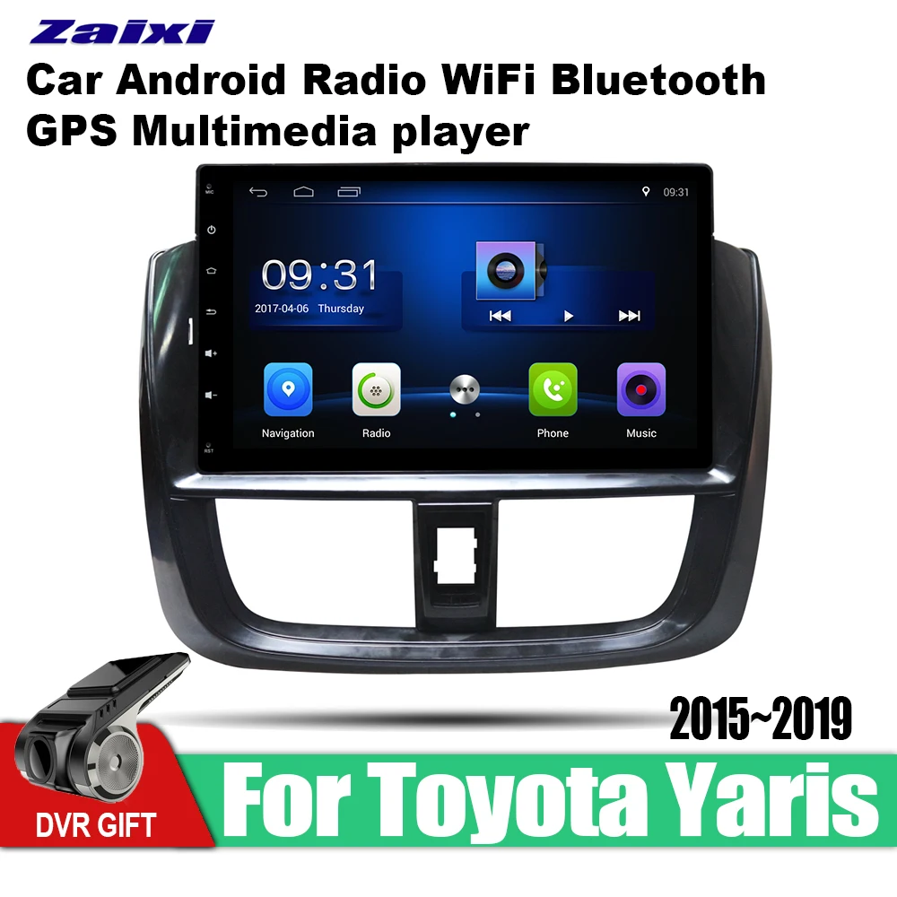 Автомобильные аксессуары для Toyota Yaris 2015 2019 DVD мультимедийный плеер система GPS