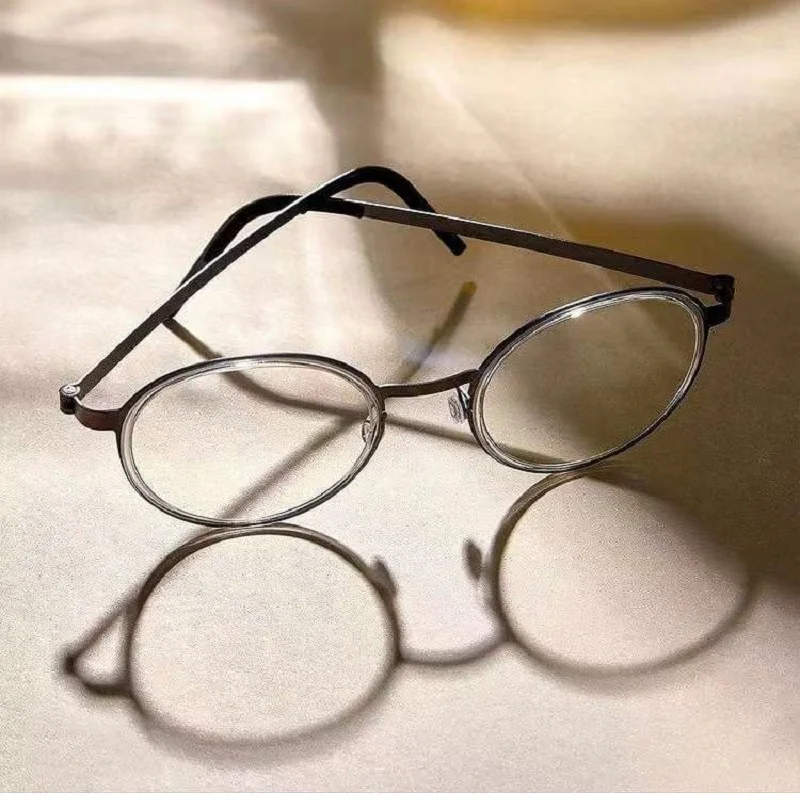 Дания Брендовые очки ретро круглые 9752 мужские титановая оправа для очков женщин