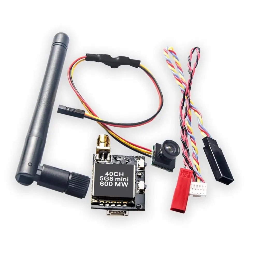 Широкий диапазон действия AKK KC01 600 передатчик mW FPV с 700TVL 2 8 мм 120 градусов NTSC формат