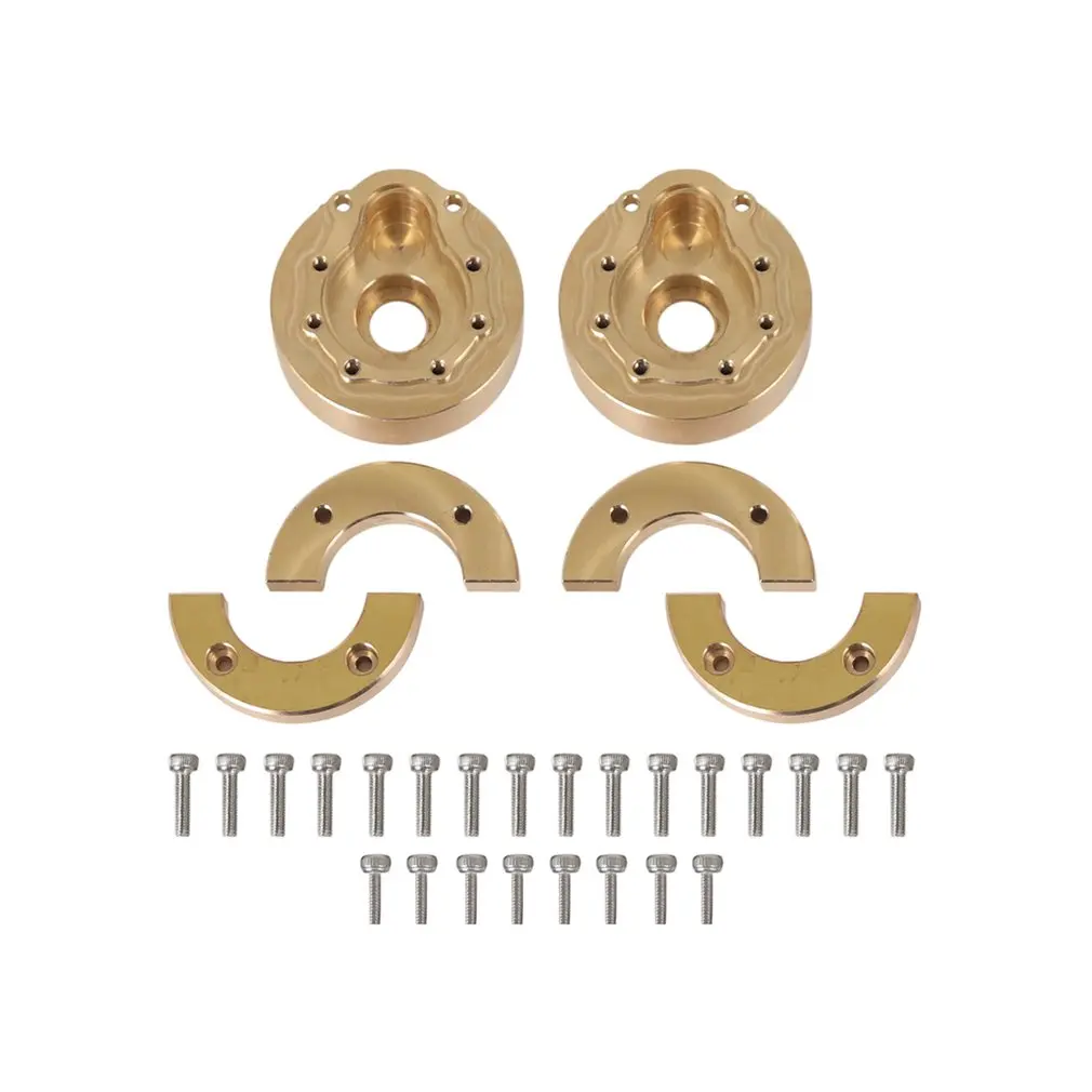

Front Rear Axle Universal Brass Axles Heavy Weight Axles Steering Gear Cover For 1/10 Rc Crawler Car Traxxas TRX4
