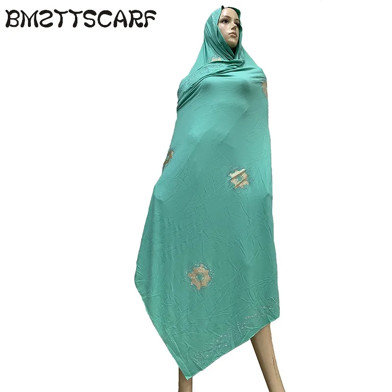 100% мягкий хлопковый шарф кашха для африканских мусульманских женщин Дубай