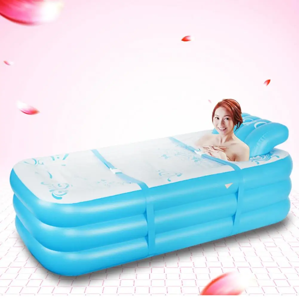 

Надувная Ванна домашняя утолщенная Складная Ванна Детская может сидеть лежа пластиковая ПВХ надувная Ванна портативная для взрослых