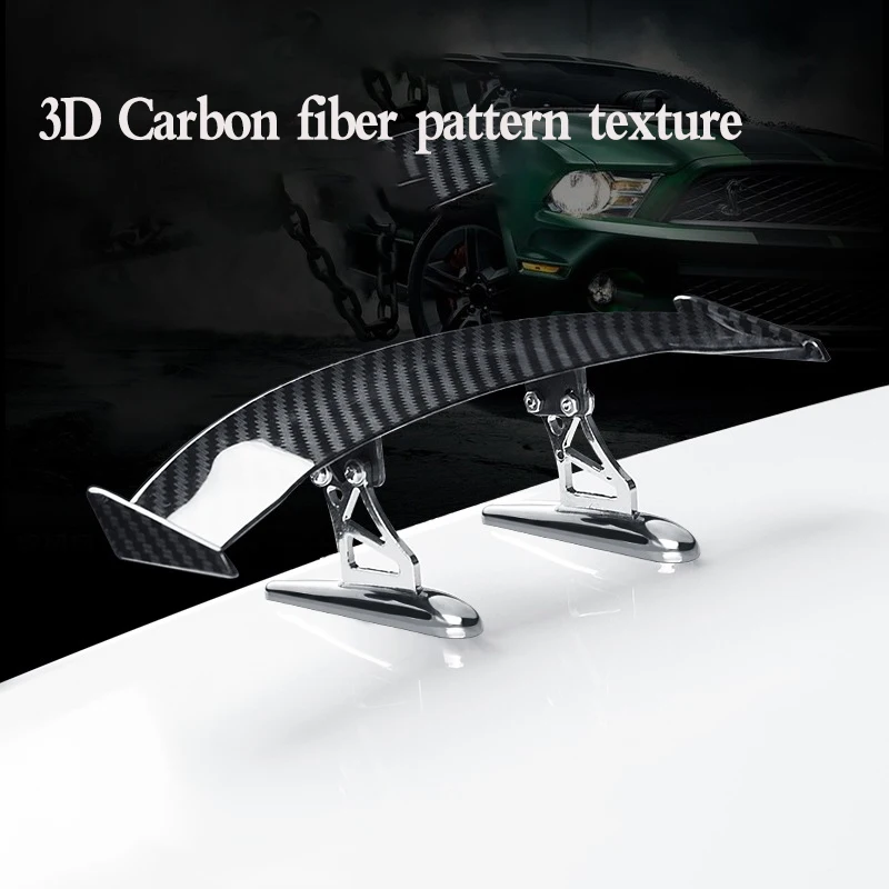 Универсальный стильный спойлер из углеродного волокна для хвоста автомобиля