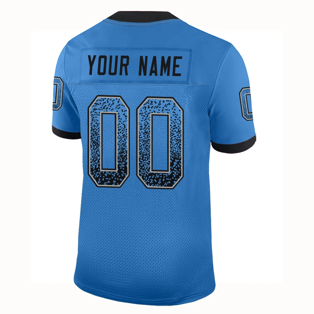 Custom New Gradient Football Jersey Printed With Your Team Player Name Number Outdoor Game Sport Shirt For Men/Kids