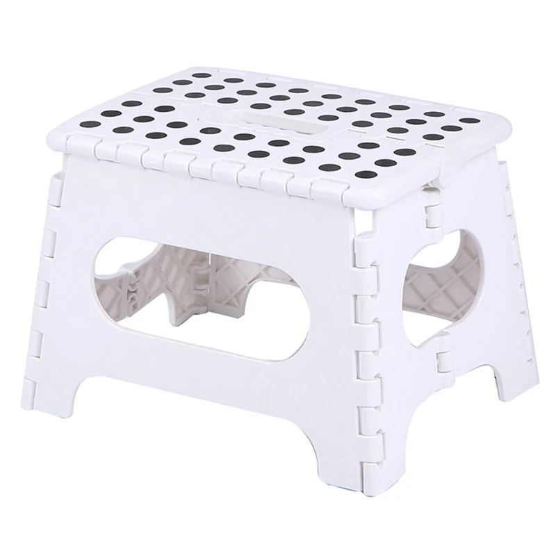 

Складной ножной стул YYSD, портативный детский ножной стул в горошек, нескользящий, легкий, для ванной, ступенчатые стулья для улицы, путешест...