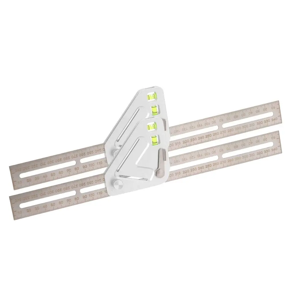 

Angle Ruler Multi-function Level Angle Ruler Triangle Ruler Woodworking Ruler Multi-angle Measuring Ruler