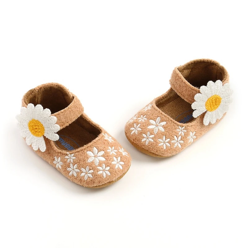 

RH-Fashion Sweet Little Flower Baby Girl Casual Soft Soled Toddler Frist Walking Shoes
