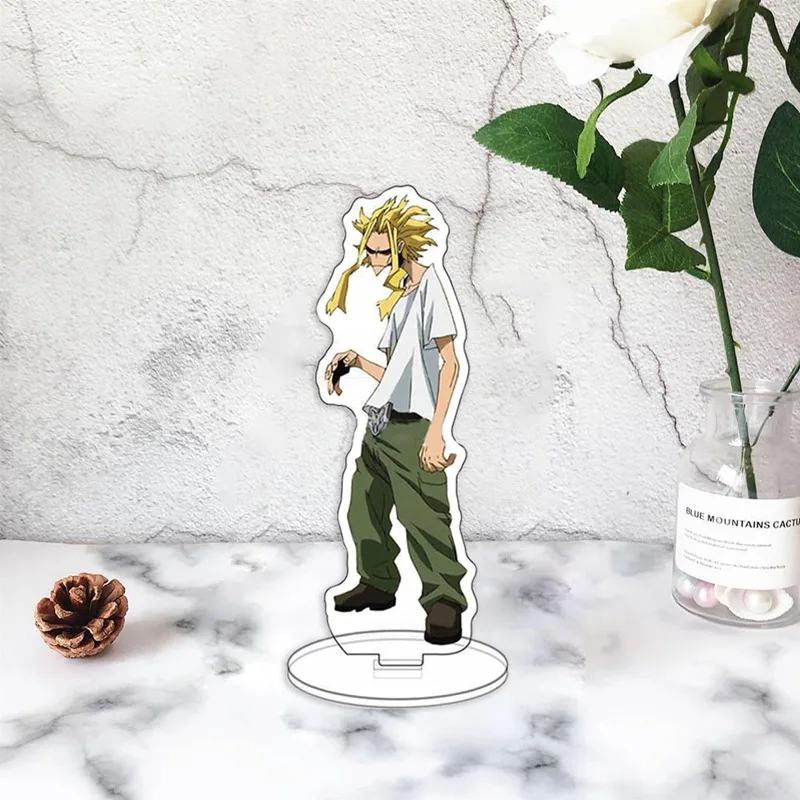 

Anime My Hero Academia Boku No Table Acrylic for Friends Stand Figure Model Plate Holder Decorative Desk Stand Collection Gift