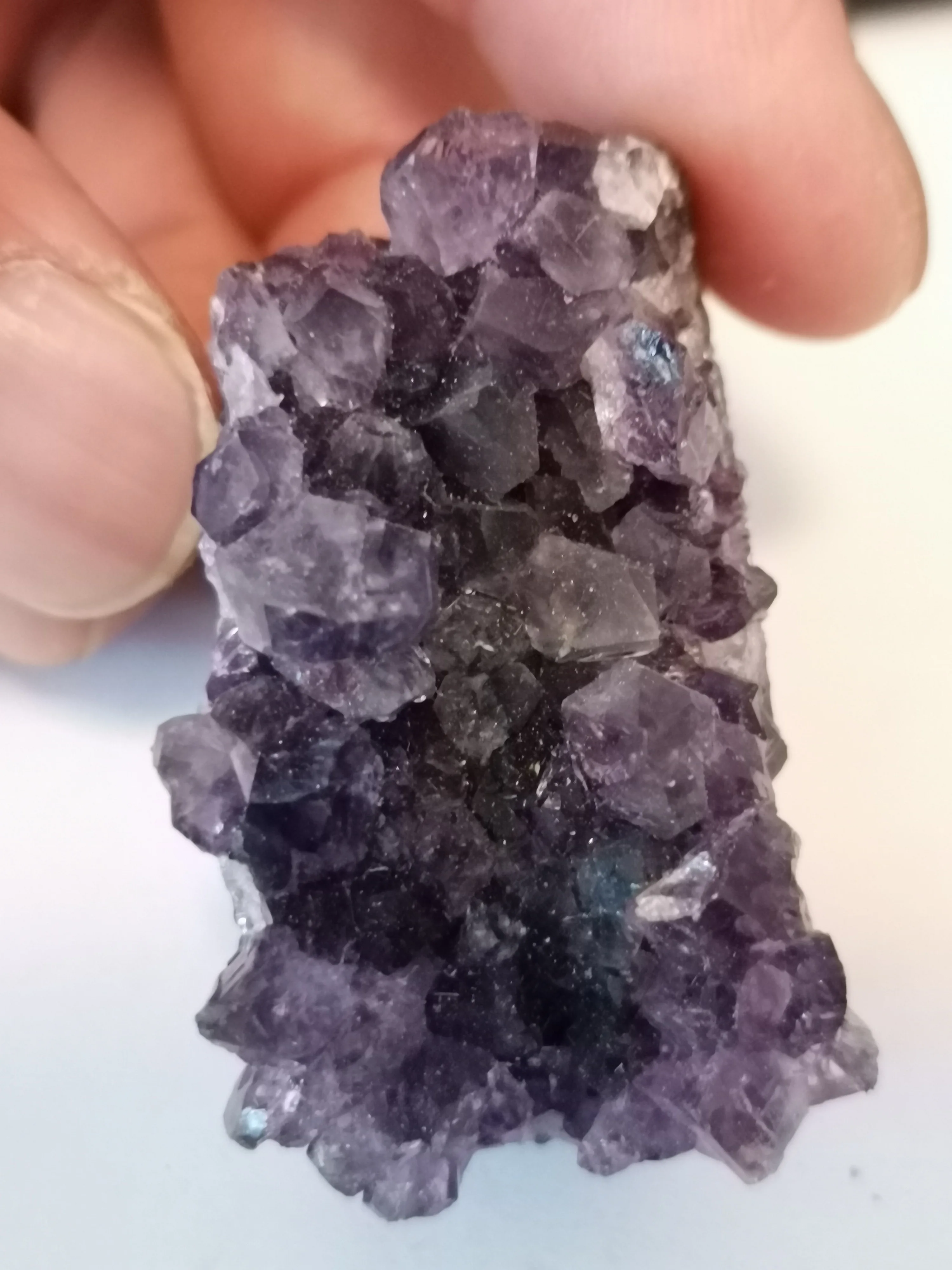 

Natural Amethyst geode quartz cluster crystal specimen Healing