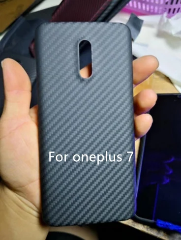 Арамидные волокна задняя крышка для OnePlus 7 Pro защитный чехол 7 Т карбоновый чехол s и чехлы нейлоновый бампер Официальный Дизайн