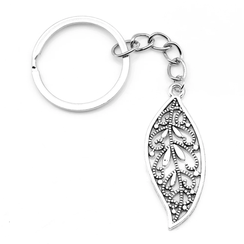 

1 Piece 18X43mm Leaves Keychain Keychains For Women