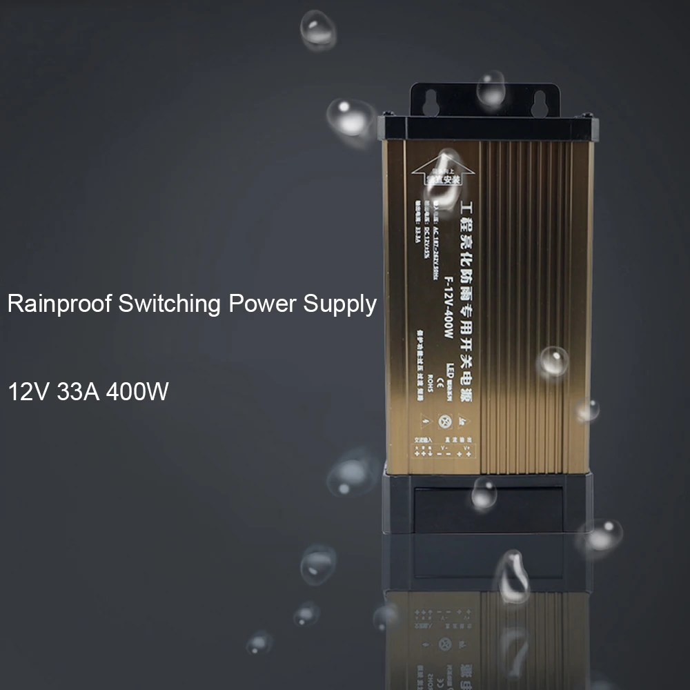 

Outdoor Rainproof Power Supply 220V to 5V 12V 24V Transformer LED Driver DC Adapter Lighting Transformer 60W 250W 300W 400W 500W