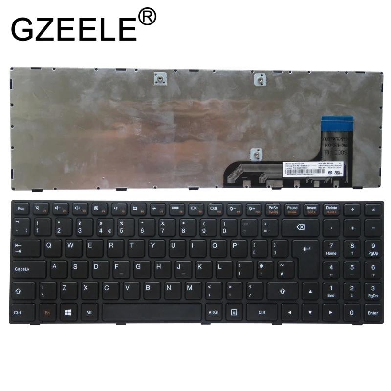 Новая клавиатура GZEELE UK для ноутбука LENOVO Ideapad/TIANYI 100-15 100-15IBY 300-15 B50-10 | Компьютеры и
