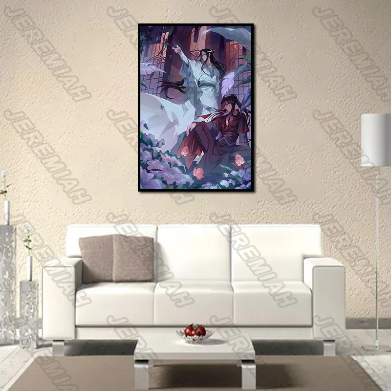 

Anime Poster Magic Dao Patriarch Nordic Style Waterproof Ink Art Canvas Print Hd Painting Modern Living Room Decoration