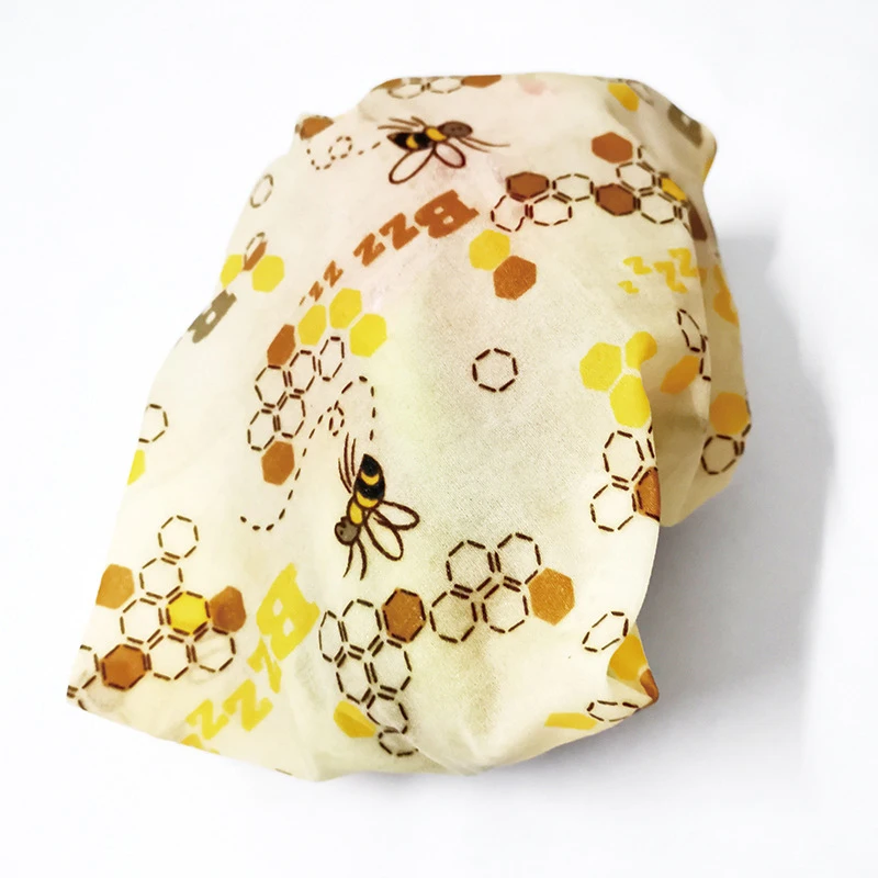 2 компл./упак. многоразовая ткань для пчелиного воска обертка еды крышка свежего