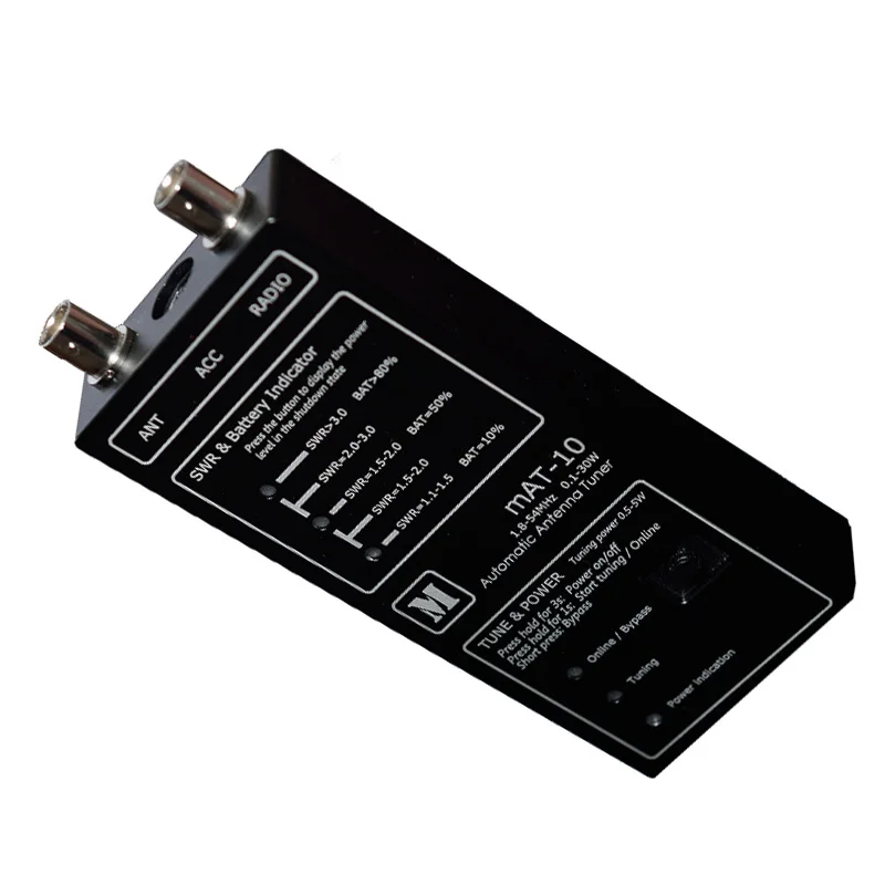 Автоматический антенный тюнер mAt-10 1 8-54 МГц 0 1-30 Вт для YAESU FT-817/818 QRP Radio T0636 последняя