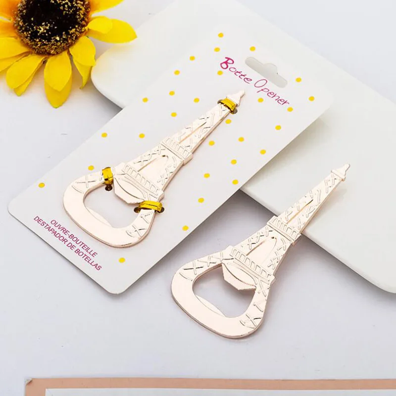 10 шт./лот свадебный сувенир Франция строительство башня открывалка для бутылок