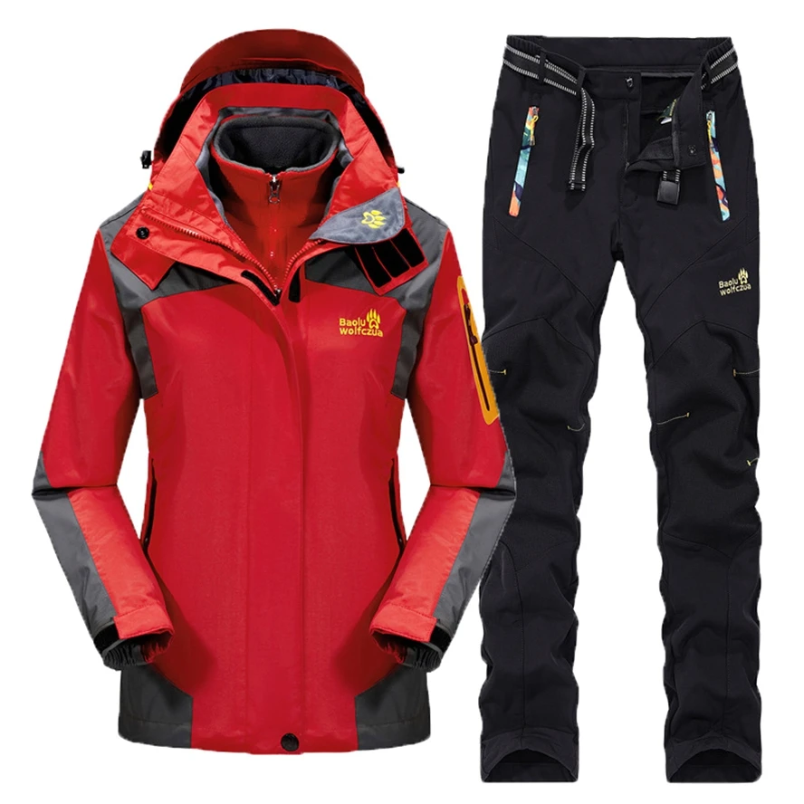 Женский водонепроницаемый ветрозащитный костюм для скалолазания