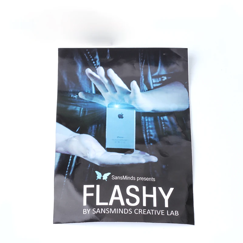 

Flashy (Gimmick+ Online Video ) By SansMinds Creative Lab Magic Tricks Close-Up Card Phone Disappear Magic Props Street