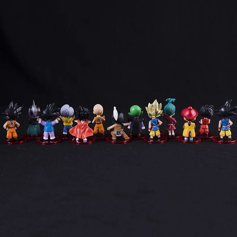 Набор из 13 игрушек dragon ball модель ручной работы Гоку Гохан Бики Кики Бима Вегета