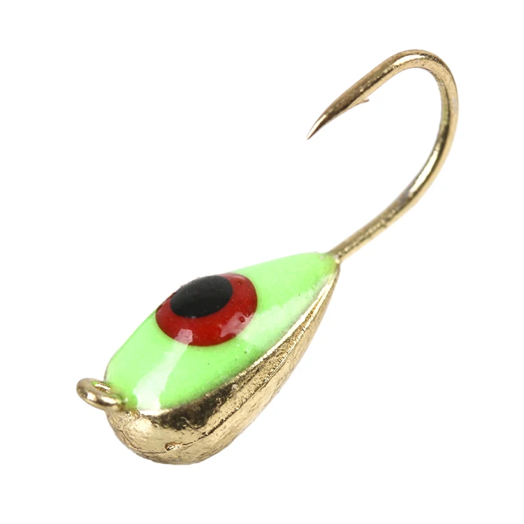 MAXIMUMCATCH Ant Ice Jig With Eye Banana Diamond Ball Winter Fishing Lure Quality Mini Tungsten Metal Lead Head Hook Bait |