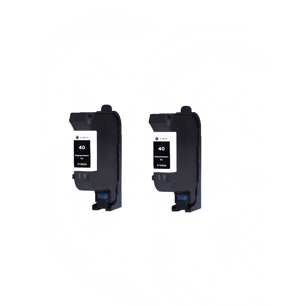 2x Сменные чернильные картриджи совместимые для hp40 40 51640a 51640 Designjet серии 230 250c 330 350c